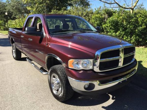 State Farm Insurance Rate Quote For 2004 DODGE RAM 2500 QUAD STSLT 4WD CREW PICKUP - 5.9L L6  DIR           D4 $154.84 Per Month 9415523