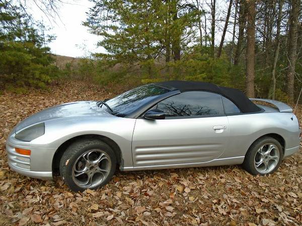 Insurance Quote For 2001 MITSUBISHI ECLIPSE SPYDER GT 2WD CONVERTIBLE - 3.0L V6  FI  DOHC 24V NF $128.5 Per Month