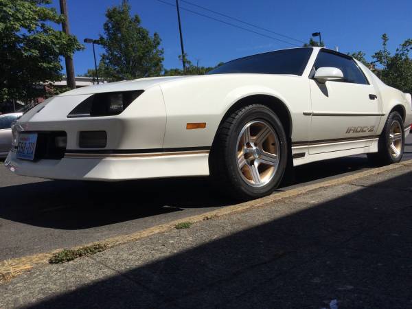 Insurance Rate for 1988 Chevrolet Camaro - Average Quote $104 per Month