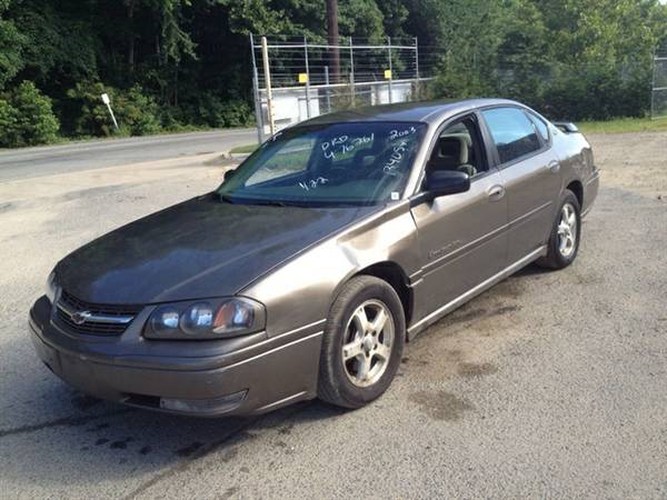 Insurance Rate for 2003 Chevrolet Impala LS - Average Quote $133 per Month