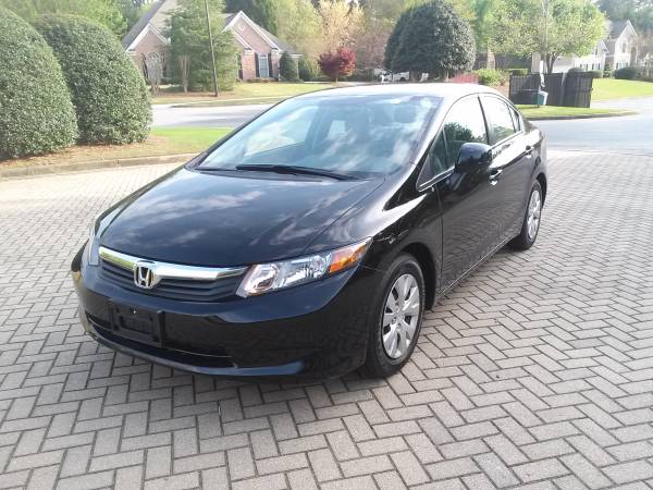 Insurance Rate for 2012 Honda Civic LX Sedan 5-Speed AT - Average Quote $109 per Month