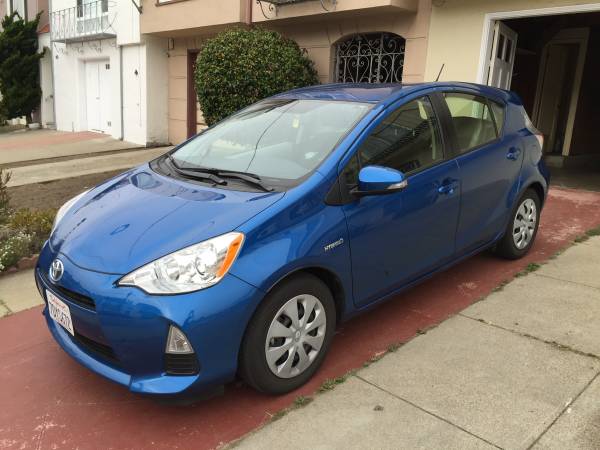 Insurance Rate for 2013 Toyota Prius c - Average Quote $122 per Month