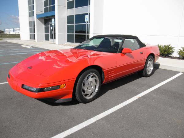 1992 Cheravolt Corvette Convertible Insurance $48 Per Month