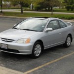 2001 Honda Civic Coupe  Insurance $100 Per Month