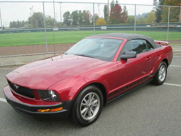 2005 Ford Mustang V6 Deluxe Convertible Insurance $68 Per Month